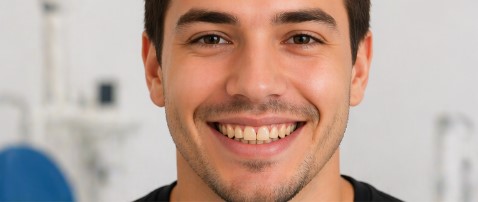 Antes del tratamiento de ortodoncia